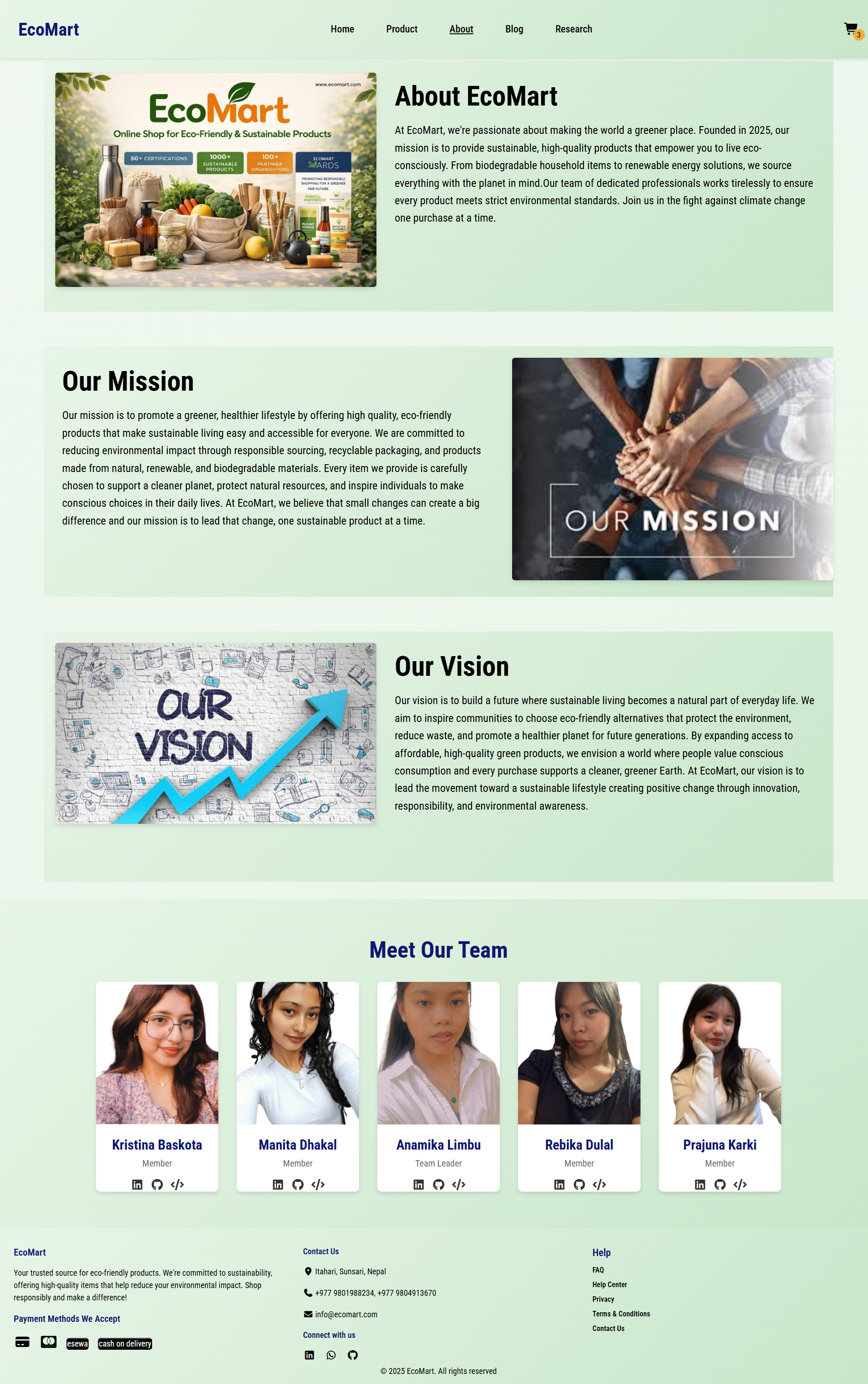 Actual Website